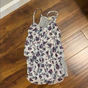 Ruffled tank top